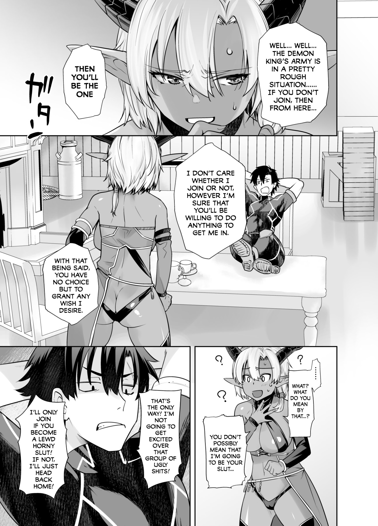 Hentai Manga Comic-Earning Evil Points against a Dark-Skinned Female!-Read-6